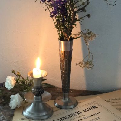 Ваза 22 см олово