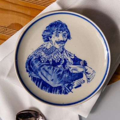 Тарелка декоративная с подвесом 16,5 см Delfts Blauw Голландия