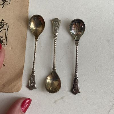 Ложка кофейная 8 см мельхиор (по одной)