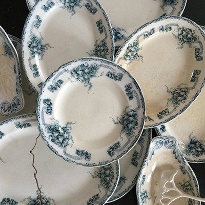 Тарелка Göta Göteborg Швеция начало 20 века 24 см