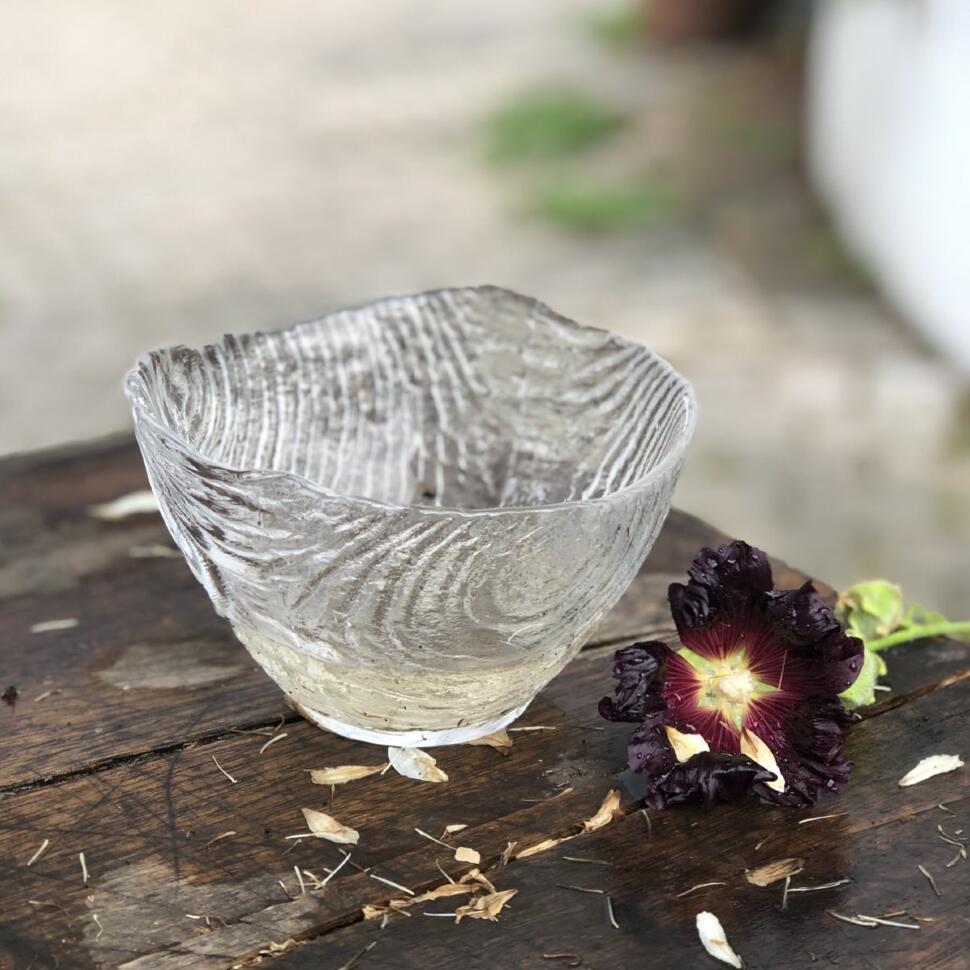 Салатник Driftwood Woodstock Bengt Edenfalk 15 см Срез дерева хрусталь