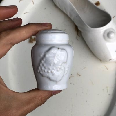 Солонка 6 см Виноград фарфор