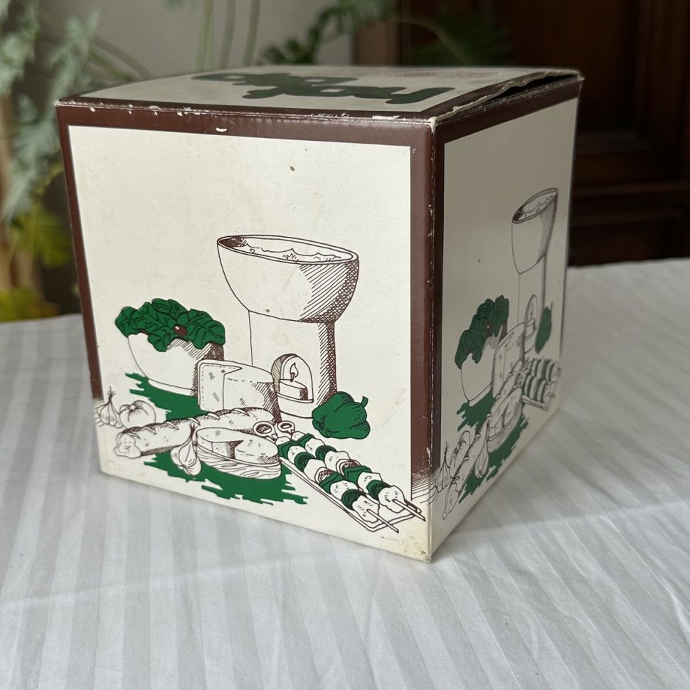 Чаша для фондю 14 см керамика в коробке Нидерланды