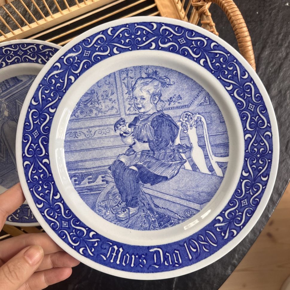 Тарелка Rorstrand Mors Dag 1980 Швеция
