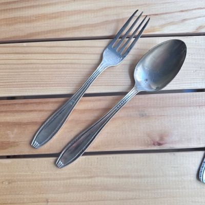 Вилка столовая Christofle 20 см серебрение Франция