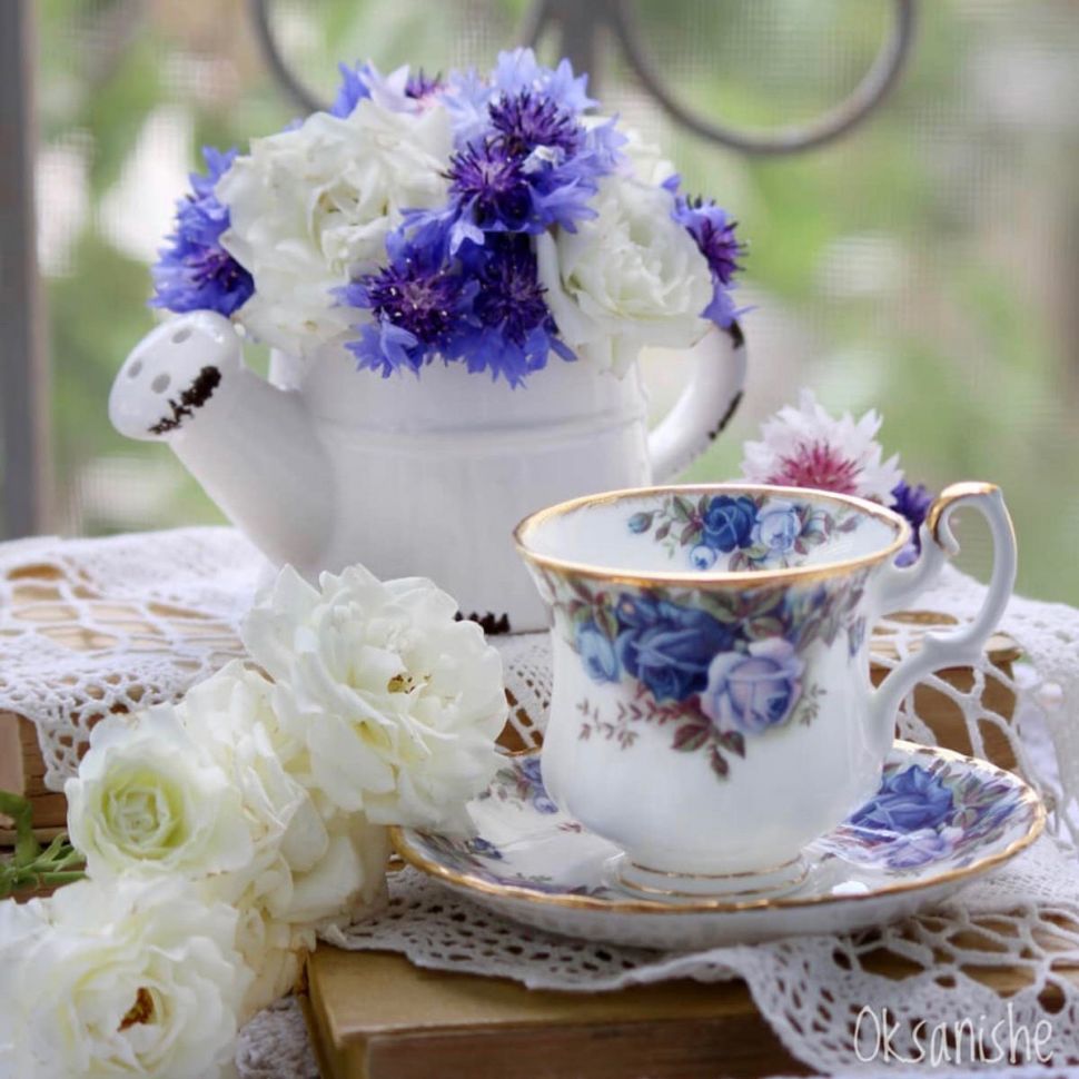 Кофейная пара Royal Albert Moonlight Rose 125 мл Англия