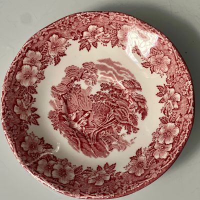 Блюдце Enoch Wedgwood Woodland 14 см Англия красный