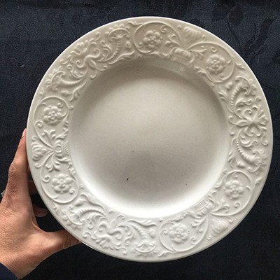 Тарелка белая большая Италия