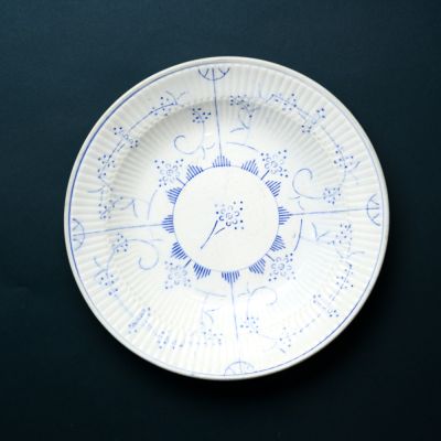 Тарелка глубокая 24 см BOSHF Indisch Blau Бельгия