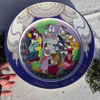 Тарелка Rosenthal La Traviata Asimmetria 31 см фарфор Германия