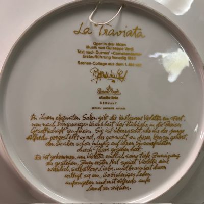 Тарелка Rosenthal La Traviata Asimmetria 31 см фарфор Германия