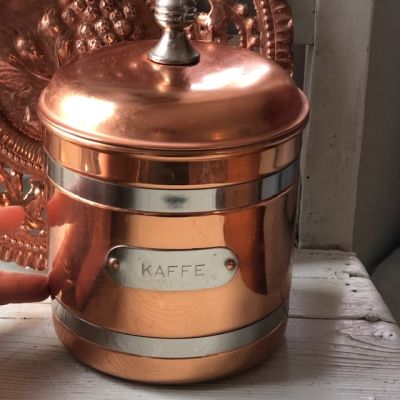 Банка KAFFE медь латунь