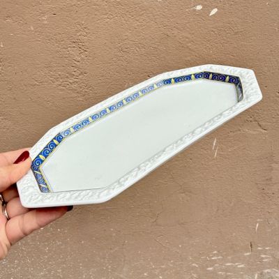 Блюдо Rosenthal Classic Rose синий орнамент 27 см Германия