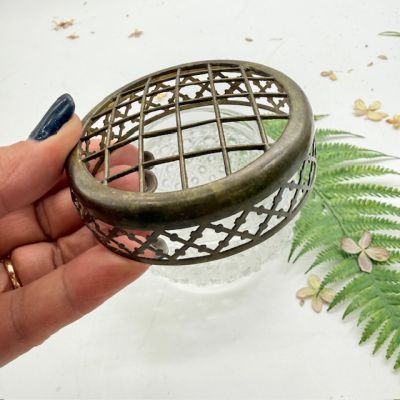 Роузбол 10 см стекло латунь