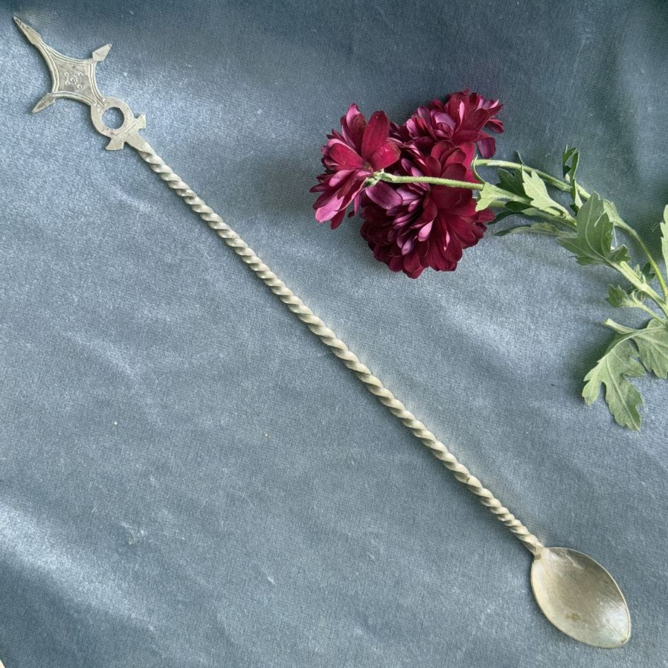 Ложка для латте с витой ручкой 24 см 