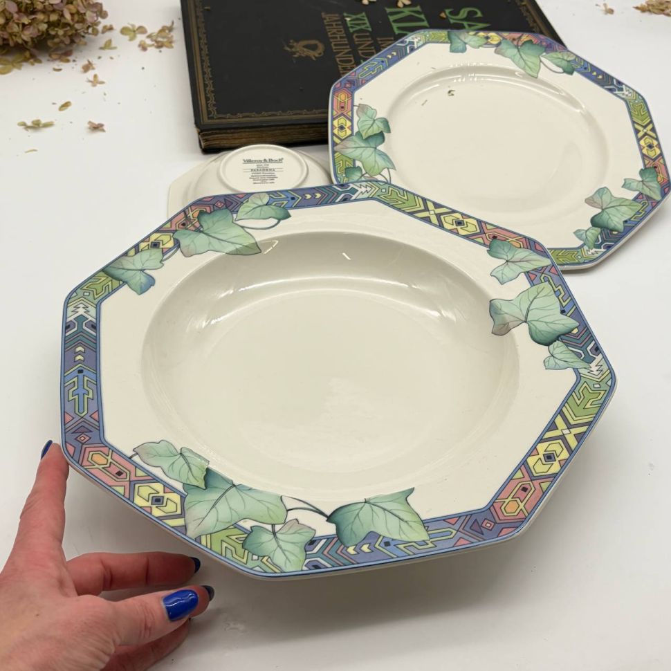 Блюдо углубленное ВиллеройБох Pasadena 32 см фарфор Германия 