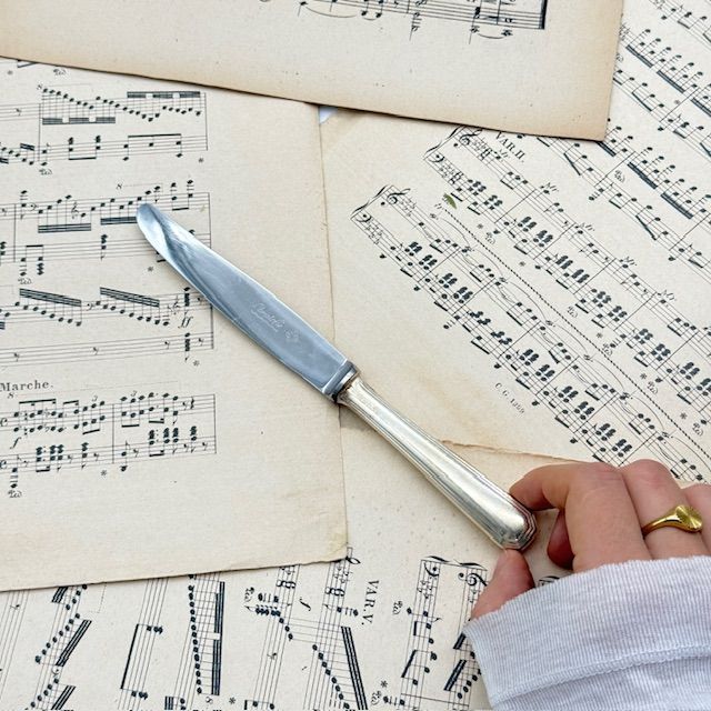 Нож Christofle America 20 см серебрение Франция