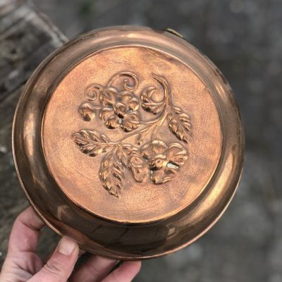 Форма для выпечки Цветы 18 см медь