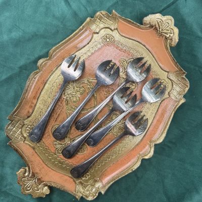 Поднос флорентийский с ручками 29 см дерево Италия