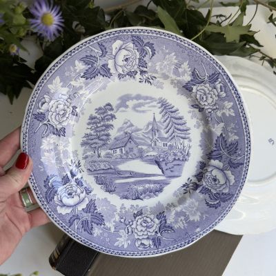 Тарелка Rorstrand 23 см лиловый Швеция