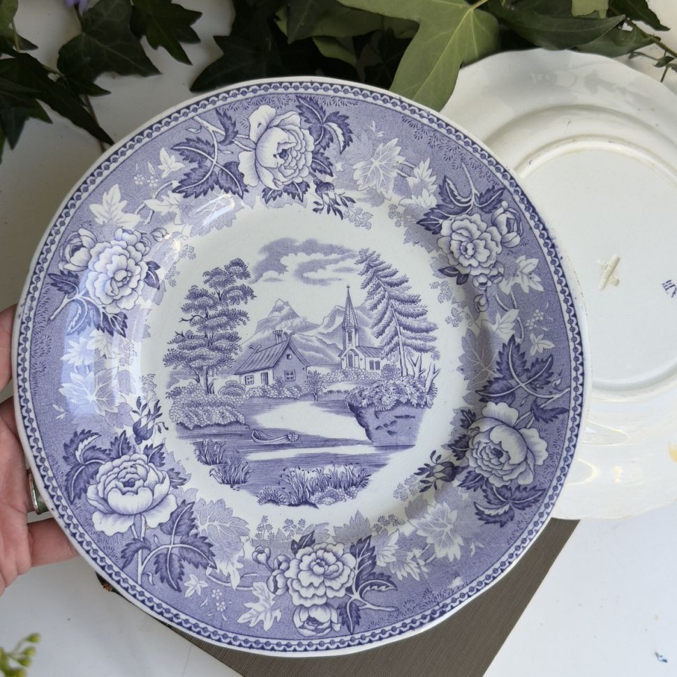 Тарелка Rorstrand 23 см лиловый Швеция