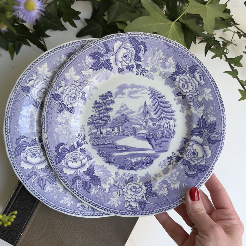 Тарелка Rorstrand 23 см лиловый Швеция