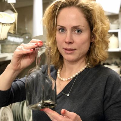 Ваза дымчатый Хрусталь