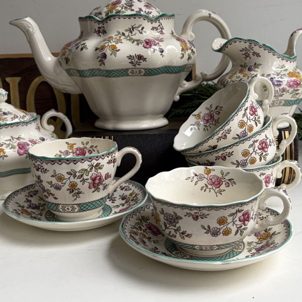 Чайная пара Copeland Spode Audley 200 мл фарфор Англия