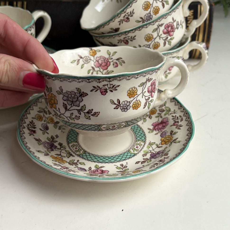 Чайная пара Copeland Spode Audley 200 мл фарфор Англия