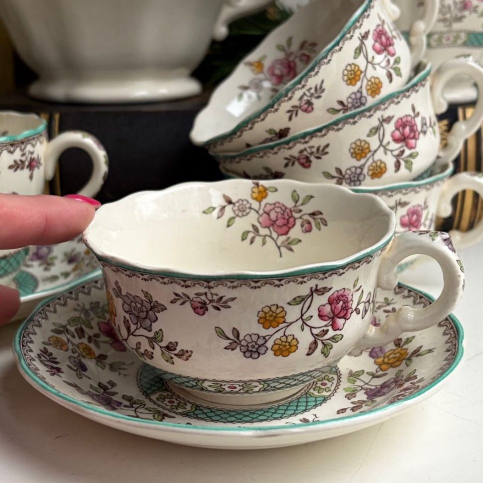 Чайная пара Copeland Spode Audley 200 мл фарфор Англия