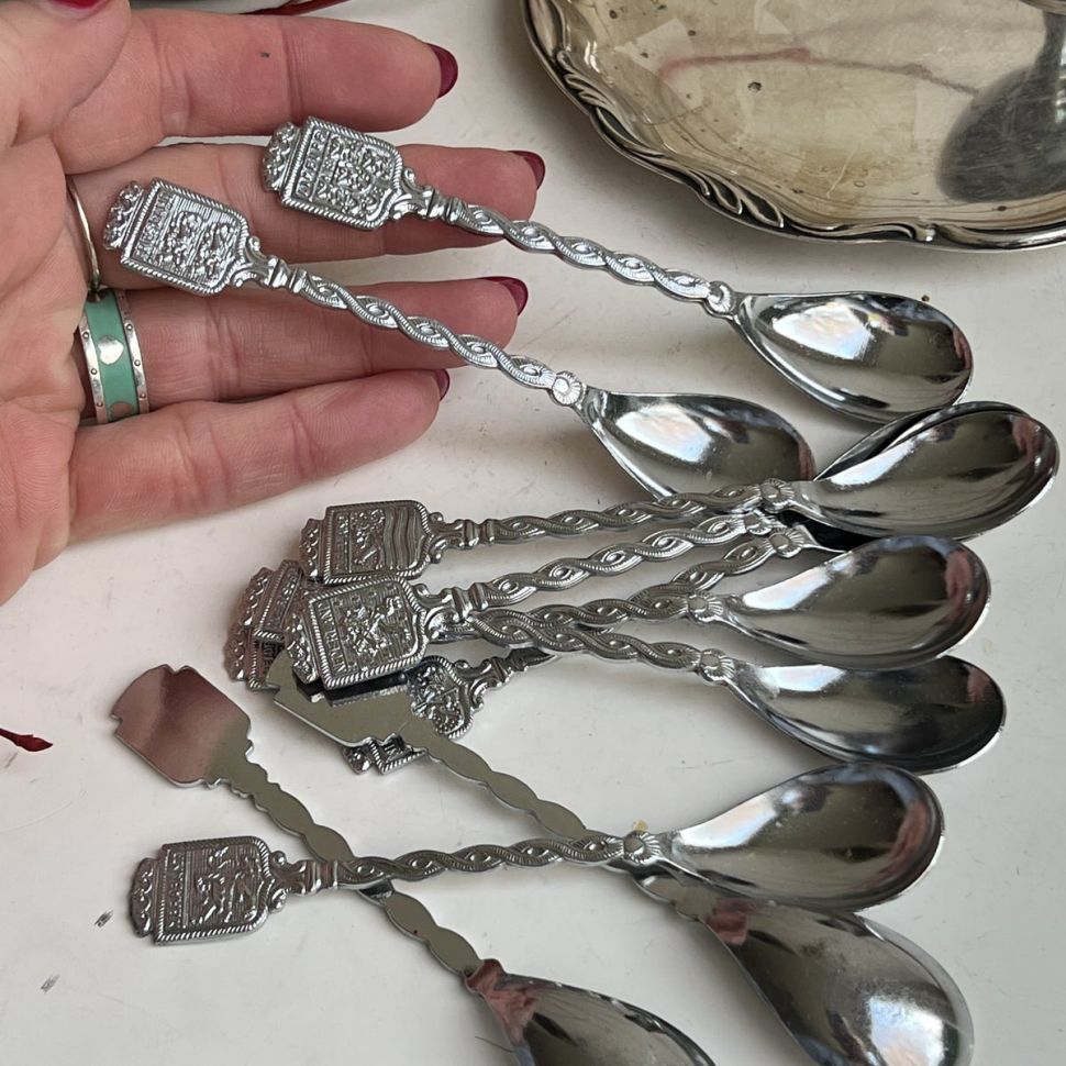 Ложка кофейная Герб 11 см сталь