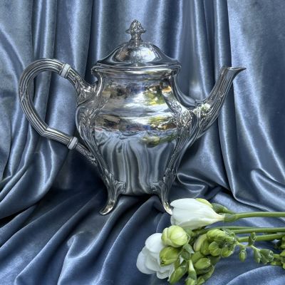 Чайник Christofle Gallia 1,2 л серебрение Франция начало XX века