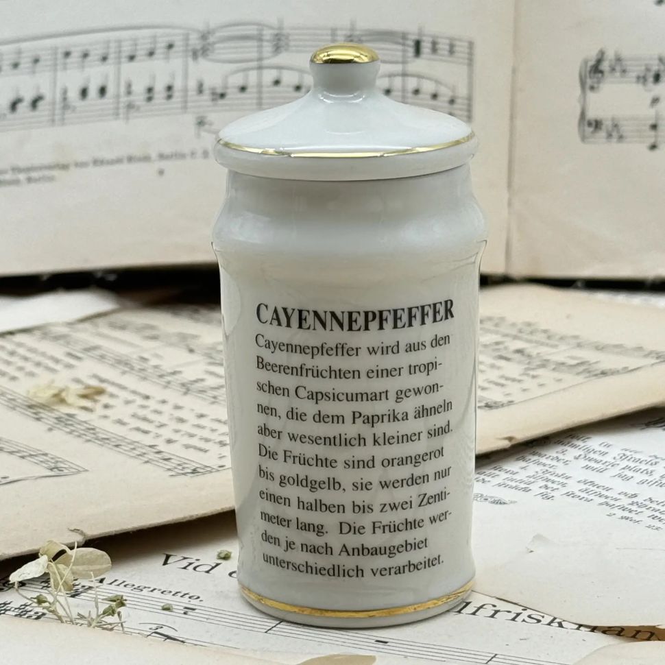 Банка для специй Goebel MJ Hummel Кайенский перец 11 см фарфор Германия