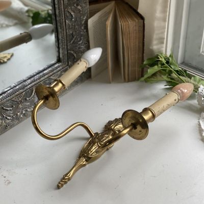 Бра Букет цветов латунь