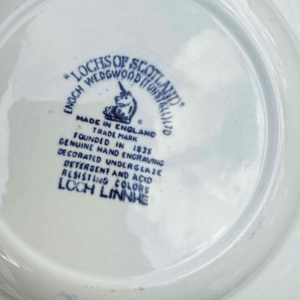 Тарелка Lochs Of Scotland Enoch Wedgwood 20 см фарфор Англия