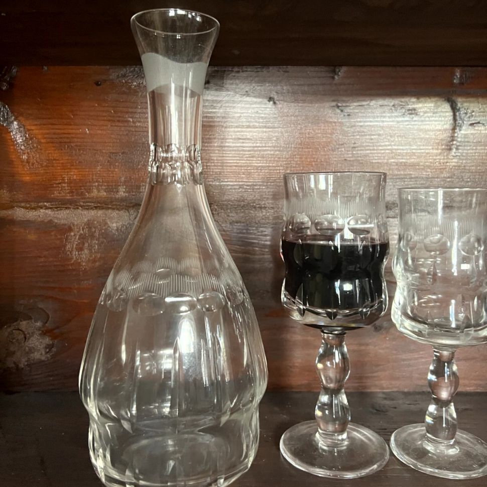 Графин декантер 0,8 л хрусталь