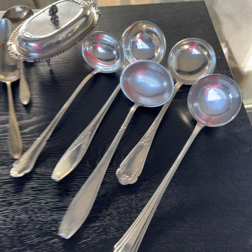 Половник 34 см серебрение