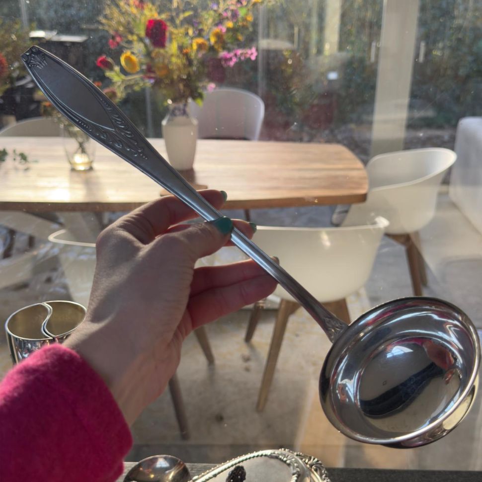 Половник 34 см серебрение