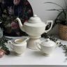 Сахарница Royal Creamware Recamier 14 см фарфор Англия      