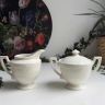 Сахарница Royal Creamware Recamier 14 см фарфор Англия      