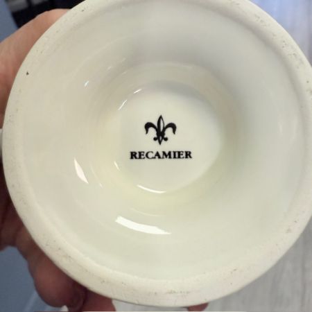 Сахарница Royal Creamware Recamier 14 см фарфор Англия      