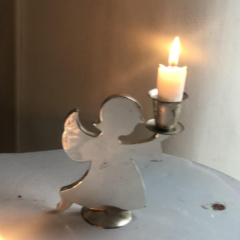 Подсвечник Ангел металл