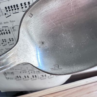 Ложка столовая Christofle 20 см серебрение Франция