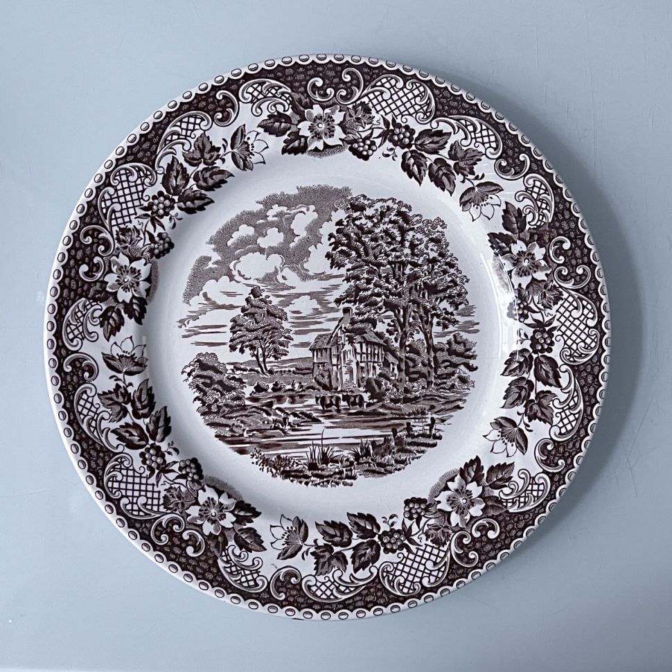 Тарелка Barralls Staffordshire Elizabethan 25 см Англия