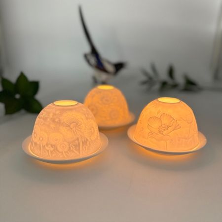 Подсвечник клош Колокольчик 12 см бисквитный фарфор Германия    