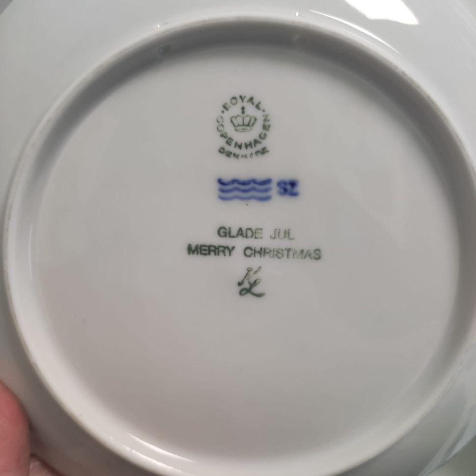 Тарелка ежегодная 1983 Royal Copenhagen Дания