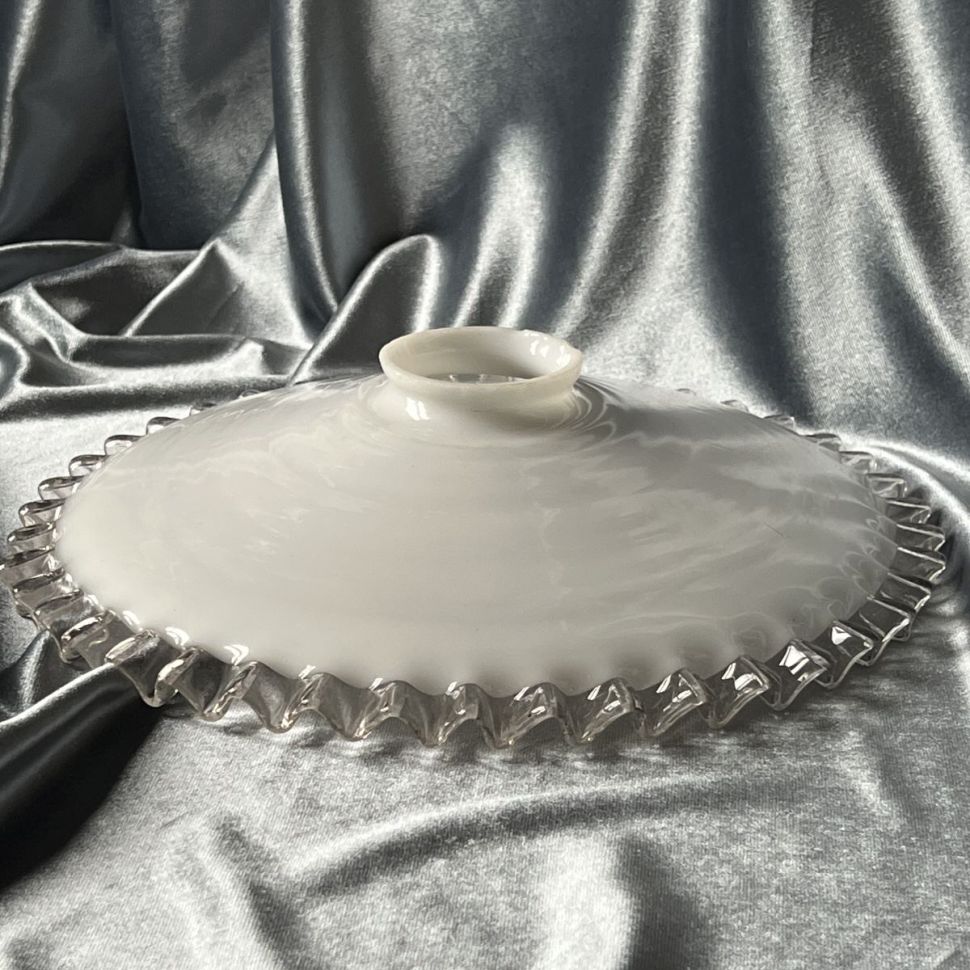 Плафон 26 см стекло Франция 20-30-е годы