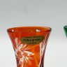 Рюмка набор 2 шт. 35 мл цветной хрусталь Германия