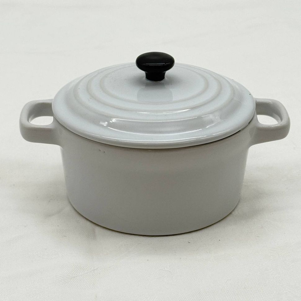 Рамекин с крышкой 200 мл жаропрочная керамика