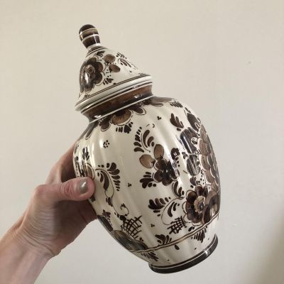 Ваза с крышкой Gouda Plated Голландия